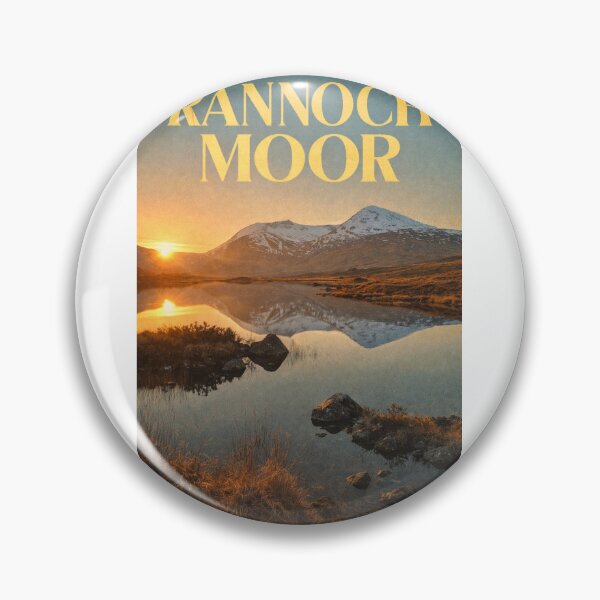 Item preview, Rannoch Moor Glencoe Scotland Winter Peaks Highland Reflection Scene designed and sold by Aryabek.