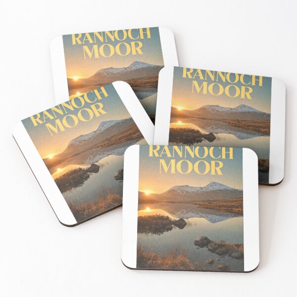 Item preview, Rannoch Moor Glencoe Scotland Winter Peaks Highland Reflection Scene designed and sold by Aryabek.