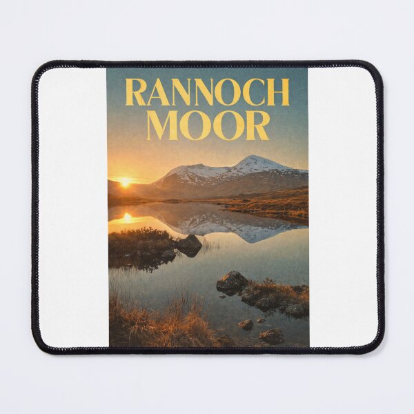 Item preview, Rannoch Moor Glencoe Scotland Winter Peaks Highland Reflection Scene designed and sold by Aryabek.