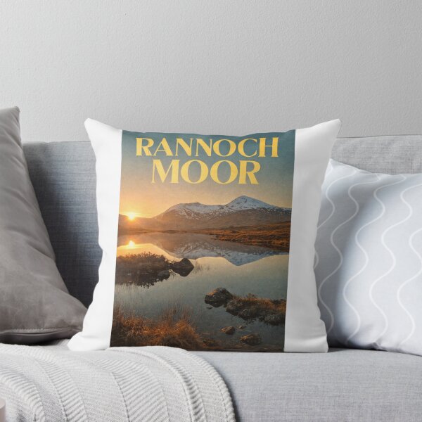 Item preview, Rannoch Moor Glencoe Scotland Winter Peaks Highland Reflection Scene designed and sold by Aryabek.