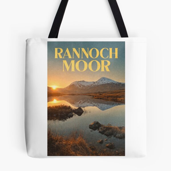 Item preview, Rannoch Moor Glencoe Scotland Winter Peaks Highland Reflection Scene designed and sold by Aryabek.