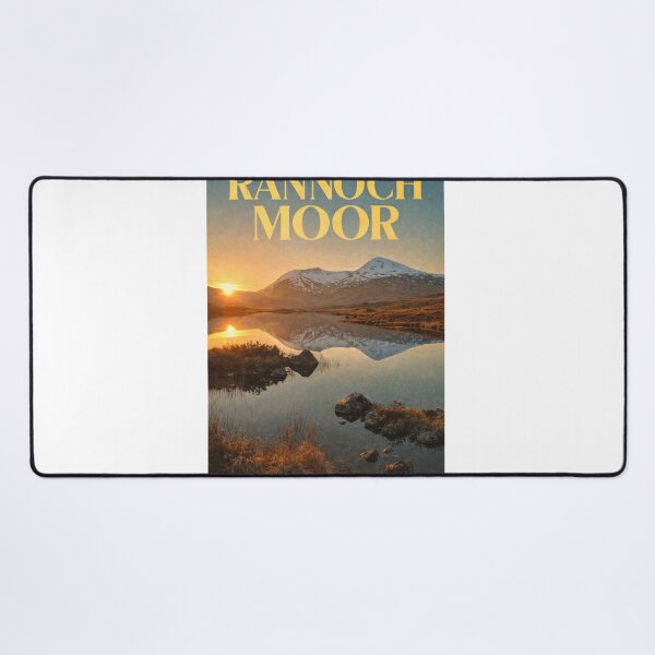 Item preview, Rannoch Moor Glencoe Scotland Winter Peaks Highland Reflection Scene designed and sold by Aryabek.