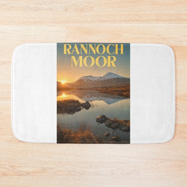 Item preview, Rannoch Moor Glencoe Scotland Winter Peaks Highland Reflection Scene designed and sold by Aryabek.