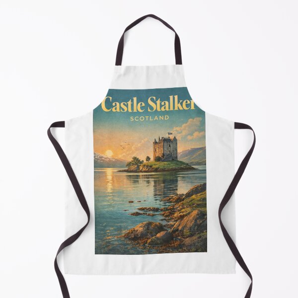 Item preview, Castle Stalker Loch Laich Appin Argyll Scotland Coastal Landmark designed and sold by Aryabek.