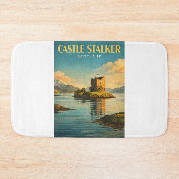 Item preview, Castle Stalker Appin Argyll Scotland Sunset Loch Laich View designed and sold by Aryabek.
