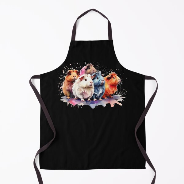 Item preview, Colorful guinea pigs - fluffy watercolor design designed and sold by Rose Design & Photos.