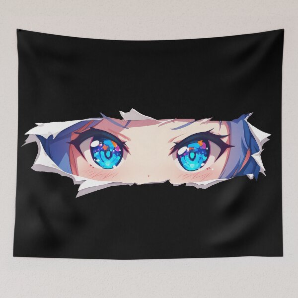 Item preview, Illustrious Azur Lane Blue Eyes Torn Paper Peek designed and sold by PMartistStudio.