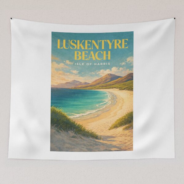 Item preview, Luskentyre Beach Isle of Harris Scotland Hebrides Coastal Sands designed and sold by Aryabek.
