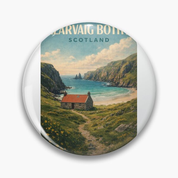 Item preview, Kearvaig Bothy Cape Wrath Sutherland Scotland Remote Coastal Bay designed and sold by Aryabek.