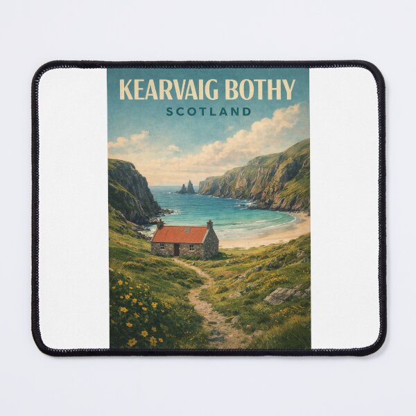 Item preview, Kearvaig Bothy Cape Wrath Sutherland Scotland Remote Coastal Bay designed and sold by Aryabek.
