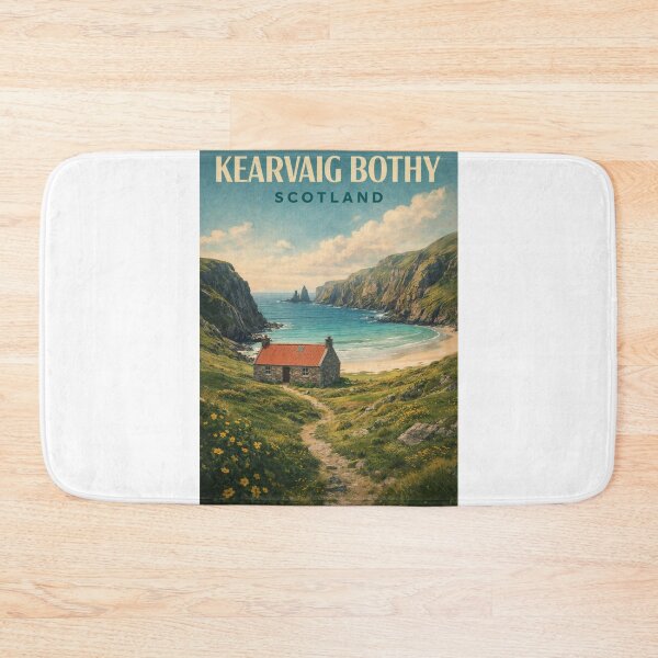 Item preview, Kearvaig Bothy Cape Wrath Sutherland Scotland Remote Coastal Bay designed and sold by Aryabek.