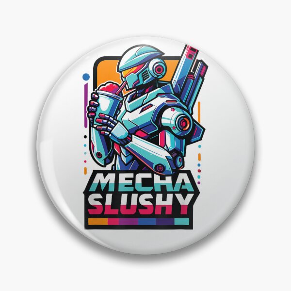 Item preview, Mecha Slushy Robot Futuristic Cyberpunk Robot Drinking Slushie Graphic designed and sold by alber-garnell.