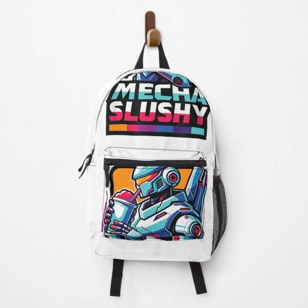 Item preview, Mecha Slushy Robot Futuristic Cyberpunk Robot Drinking Slushie Graphic designed and sold by alber-garnell.