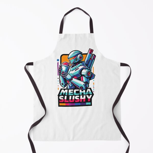 Item preview, Mecha Slushy Robot Futuristic Cyberpunk Robot Drinking Slushie Graphic designed and sold by alber-garnell.