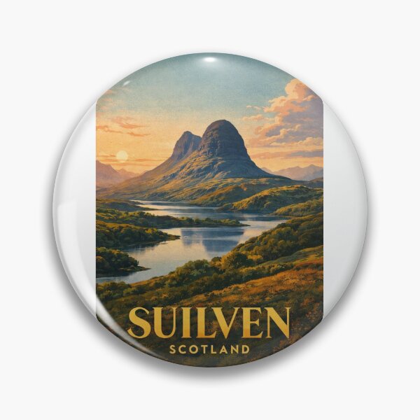 Item preview, Suilven Assynt Sutherland Scotland Northwest Highlands Mountain View designed and sold by Aryabek.