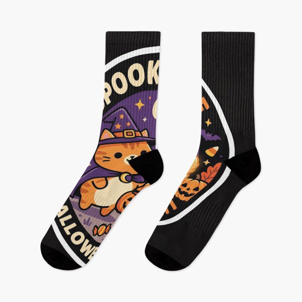 Item preview, Spooky Cute Halloween Cat & Ghost Dog – Kawaii Trick or Treat Night Design designed and sold by Furfolkz.