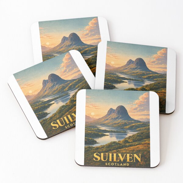 Item preview, Suilven Assynt Sutherland Scotland Northwest Highlands Mountain View designed and sold by Aryabek.