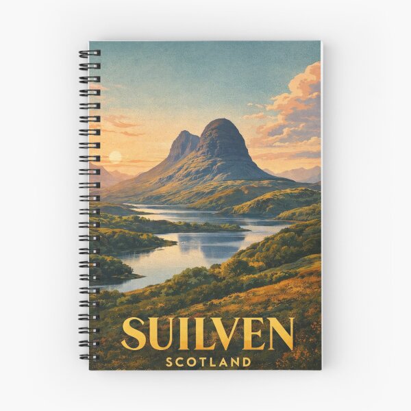 Item preview, Suilven Assynt Sutherland Scotland Northwest Highlands Mountain View designed and sold by Aryabek.