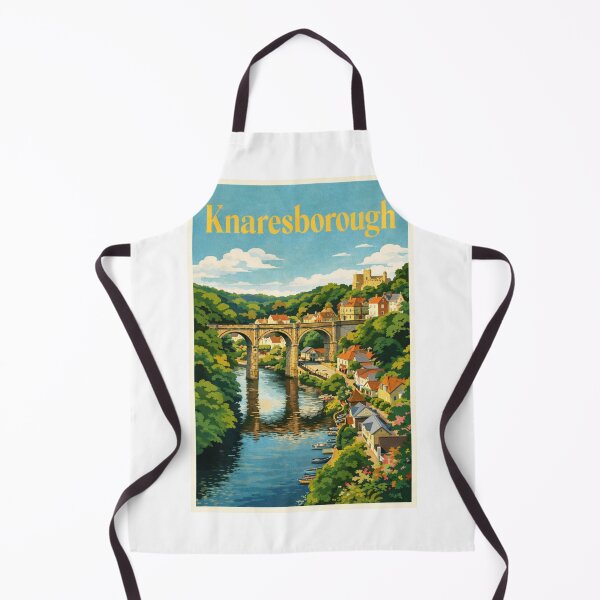 Item preview, Knaresborough River Nidd Viaduct North Yorkshire England Historic Townscape designed and sold by Aryabek.