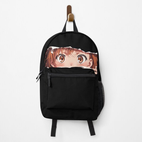 Item preview, Misaka Mikoto A Certain Scientific Railgun Wide Eyes Torn Paper Peek designed and sold by PMartistStudio.
