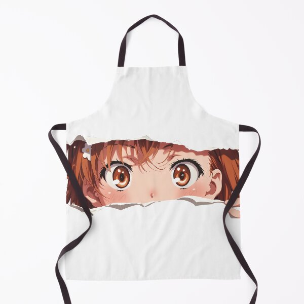 Item preview, Misaka Mikoto A Certain Scientific Railgun Wide Eyes Torn Paper Peek designed and sold by PMartistStudio.
