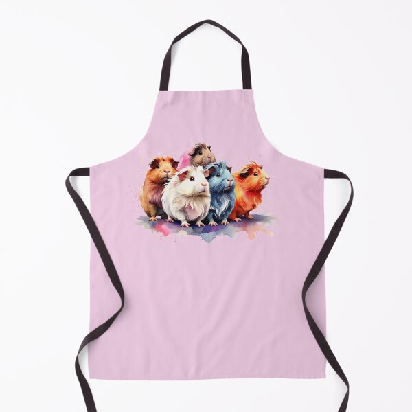 Item preview, Colorful guinea pigs - fluffy watercolor design designed and sold by Rose Design & Photos.