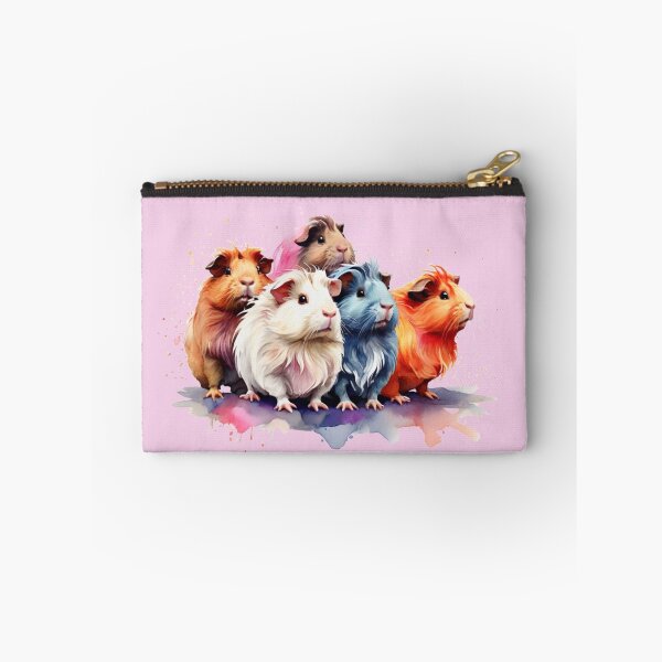 Item preview, Colorful guinea pigs - fluffy watercolor design designed and sold by Rose Design & Photos.