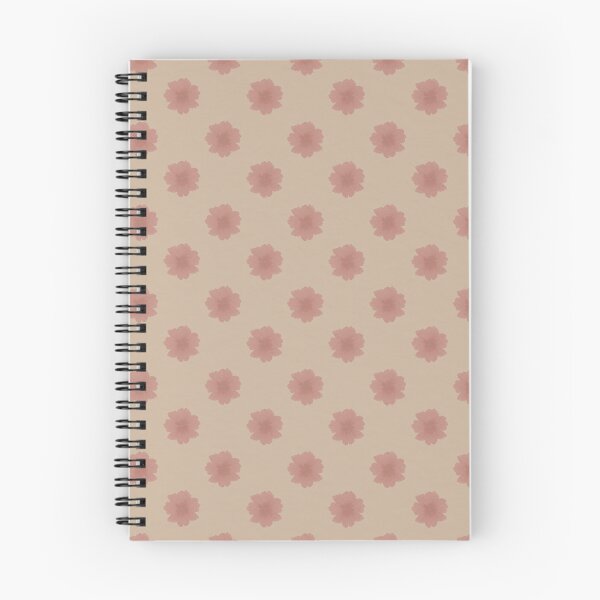 Item preview, rust colored Watercolor Floral Polka Dot Pattern on light brown  designed and sold by Designs by christel_treiber.