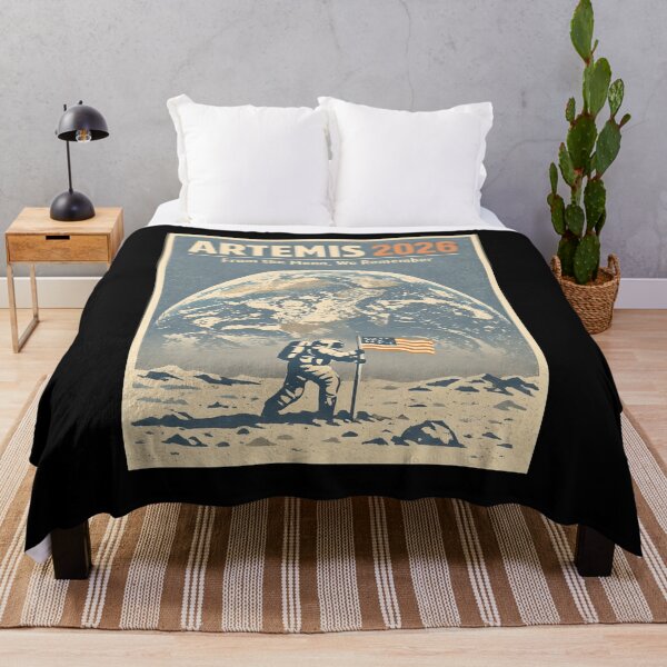 Item preview, From the Moon We Remember Artemis 2026 Retro NASA  designed and sold by JerdbordinShop.