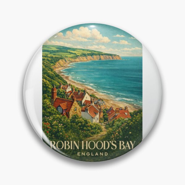 Item preview, Robin Hoods Bay Yorkshire England North York Moors Coastal Cliffs designed and sold by Aryabek.