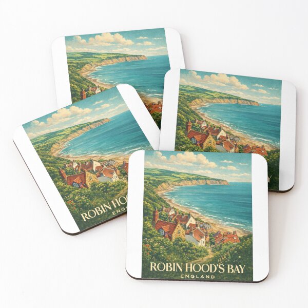 Item preview, Robin Hoods Bay Yorkshire England North York Moors Coastal Cliffs designed and sold by Aryabek.