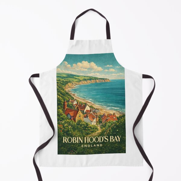 Item preview, Robin Hoods Bay Yorkshire England North York Moors Coastal Cliffs designed and sold by Aryabek.