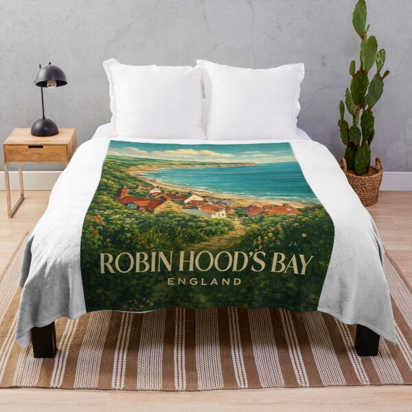 Item preview, Robin Hoods Bay Yorkshire England North York Moors Coastal Cliffs designed and sold by Aryabek.