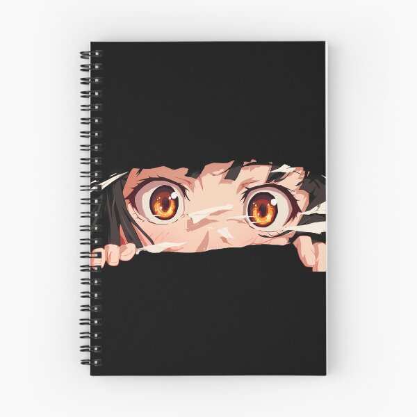 Item preview, Nadeko Sengoku Bakemonogatari Orange Eyes Torn Paper Peek designed and sold by PMartistStudio.