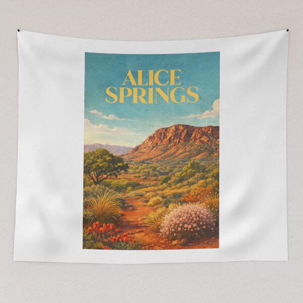 Item preview, Alice Springs Northern Territory Australia MacDonnell Ranges Outback designed and sold by Aryabek.