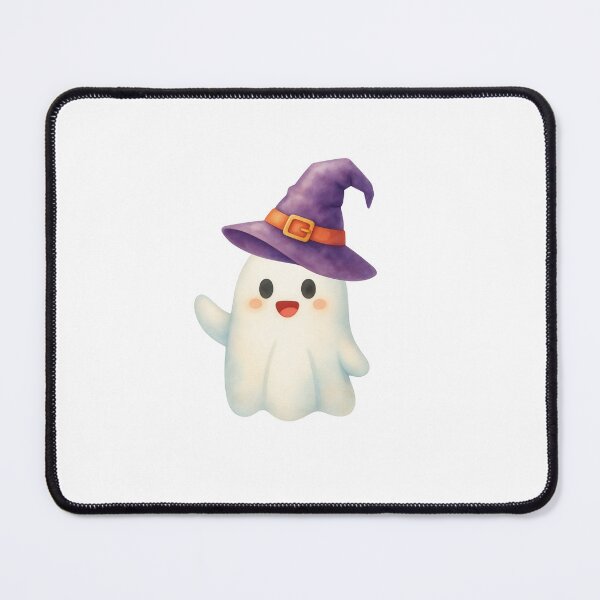 Item preview, Cute Ghost Witch – Kawaii Halloween Spooky Season Sticker designed and sold by Little Bloom Studio.
