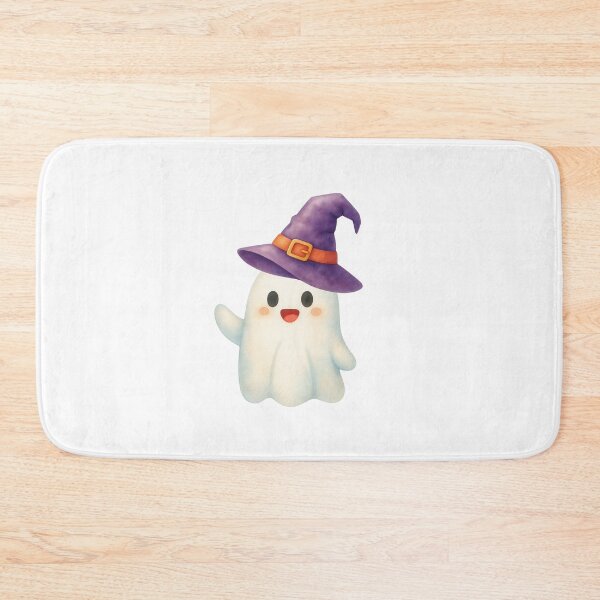 Item preview, Cute Ghost Witch – Kawaii Halloween Spooky Season Sticker designed and sold by Little Bloom Studio.
