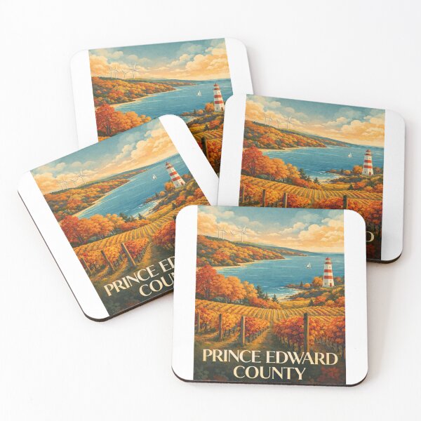 Item preview, Prince Edward County Ontario Canada Bay of Quinte Vineyard Coastline designed and sold by Aryabek.
