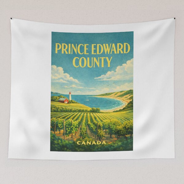 Item preview, Prince Edward County Ontario Canada Sandbanks Lake Ontario Vineyard Views designed and sold by Aryabek.