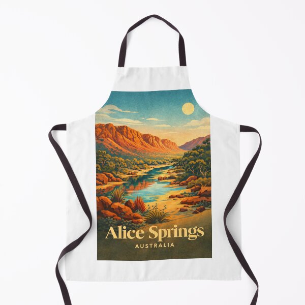 Item preview, Alice Springs Northern Territory Australia MacDonnell Ranges River Valley designed and sold by Aryabek.