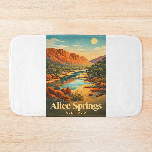 Item preview, Alice Springs Northern Territory Australia MacDonnell Ranges River Valley designed and sold by Aryabek.