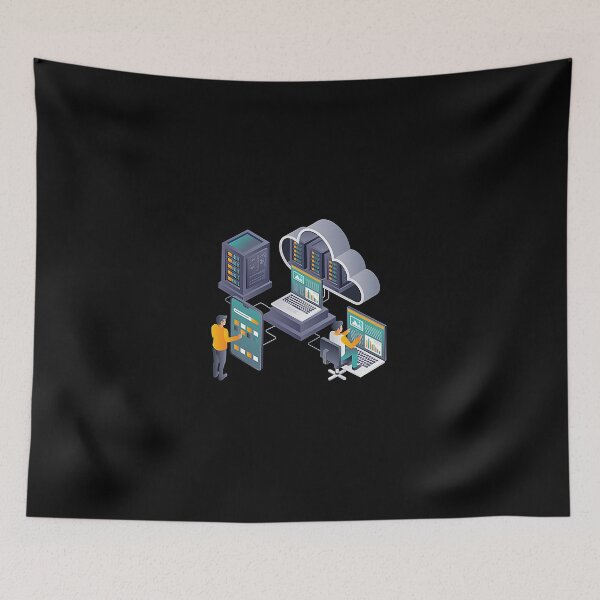 Item preview,  Isometric Cloud Computing & Data Management designed and sold by Creatby7030.