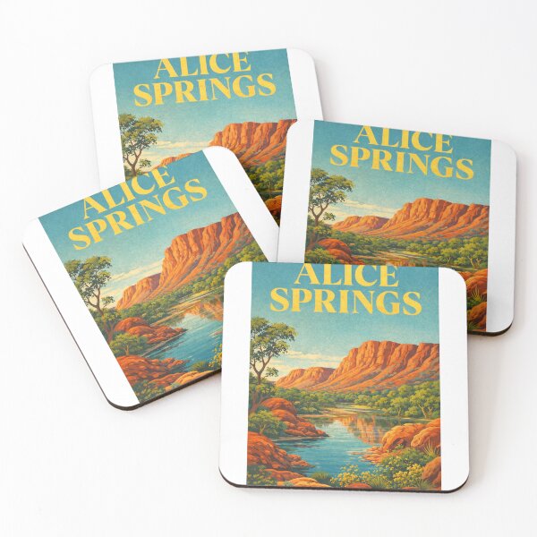 Item preview, Alice Springs Northern Territory Australia MacDonnell Ranges Desert Oasis designed and sold by Aryabek.