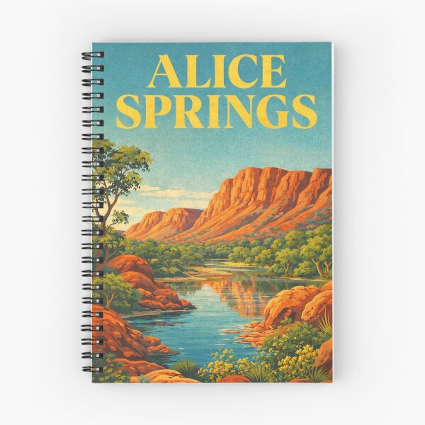 Item preview, Alice Springs Northern Territory Australia MacDonnell Ranges Desert Oasis designed and sold by Aryabek.