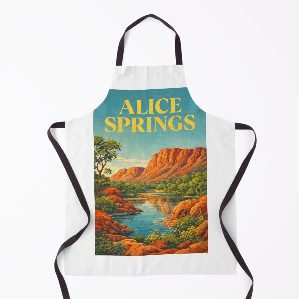 Item preview, Alice Springs Northern Territory Australia MacDonnell Ranges Desert Oasis designed and sold by Aryabek.