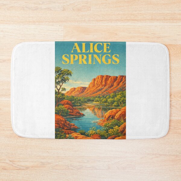 Item preview, Alice Springs Northern Territory Australia MacDonnell Ranges Desert Oasis designed and sold by Aryabek.