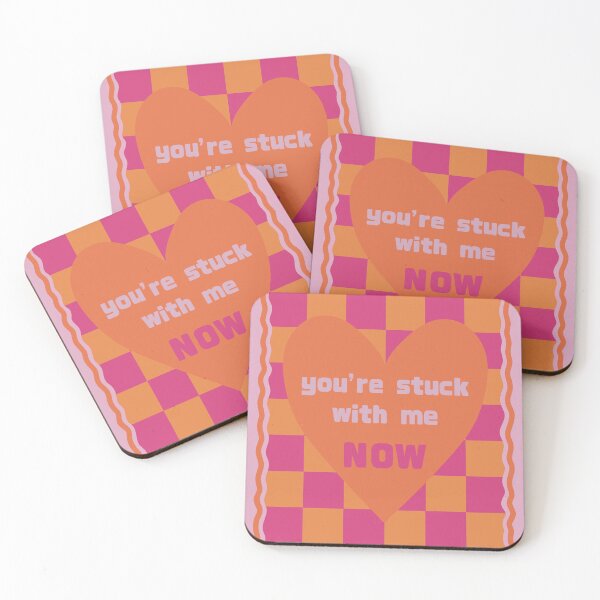 Item preview, Funny Love Card | You’re Stuck With Me Now designed and sold by ByNiks.