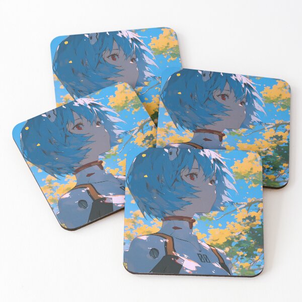 Item preview, Rei Ayanami Neon Genesis Evangelion Autumn Leaves Blue Sky Quiet Mood designed and sold by PMartistStudio.