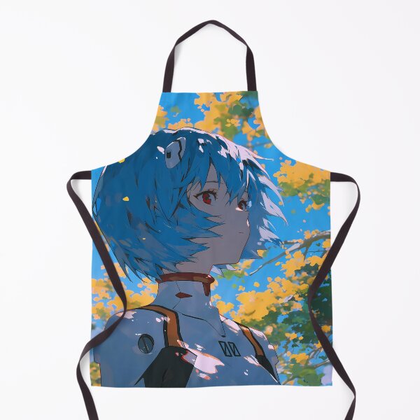Item preview, Rei Ayanami Neon Genesis Evangelion Autumn Leaves Blue Sky Quiet Mood designed and sold by PMartistStudio.