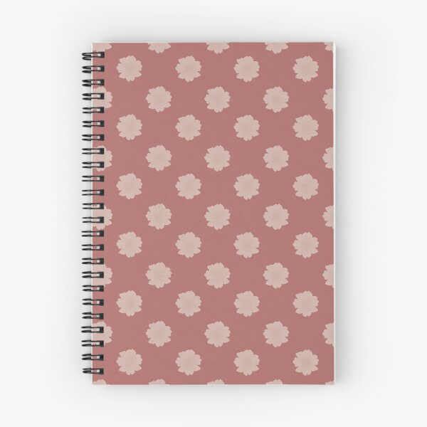 Item preview, off-white watercolor Floral Polka Dot Pattern on rust color designed and sold by Designs by christel_treiber.
